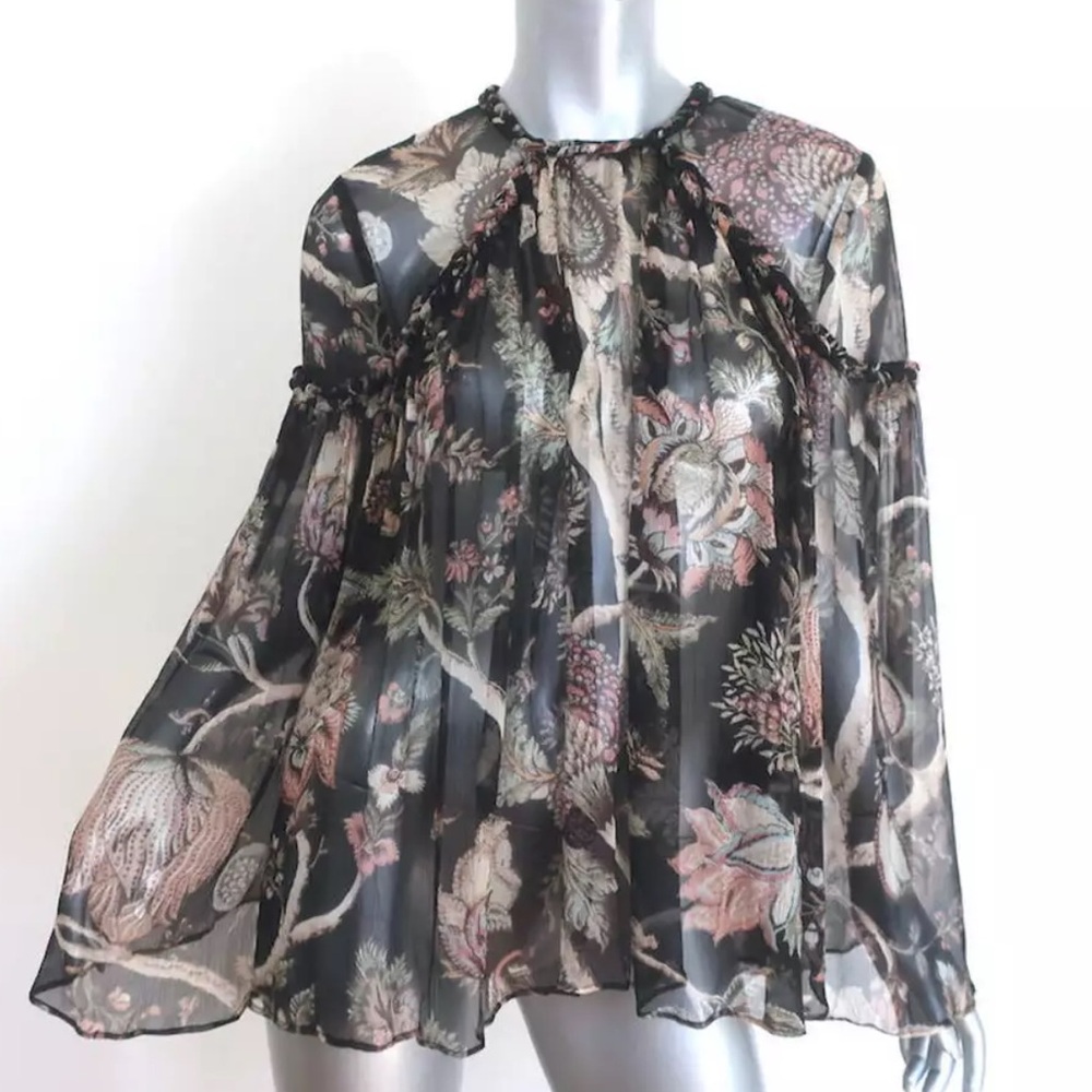 Zimmermann Floral Braided Top